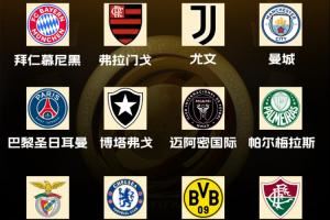 欧洲占一半！世俱杯16强大洲：欧洲9席！南美靠巴甲，北美2席